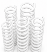 4:1 12 mm  A4 Beyaz Plastik helezon spiraller 100 ADET (1 Poşet)