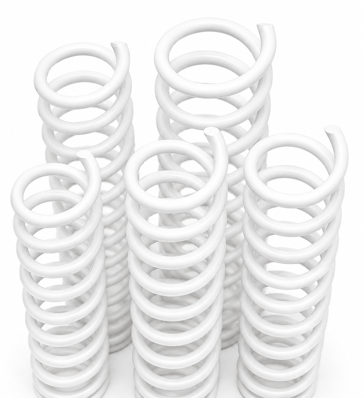 3:1 16 mm A4 Beyaz plastik helezon spiraller 100 ADET (1 Poşet)