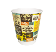 8 Oz Double Wall Karton Bardak Morning Baskılı 1000'lik Kutu