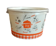 16 Oz Kapaklı Çorba Kasesi 500'lü