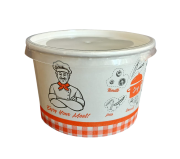 16 Oz Kapaklı Çorba Kasesi 500'lü