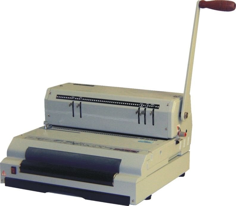 SANEM COILMAC 41 ECI Helezon Plastik Spiral Delme Ciltleme Makinesi (4:1)