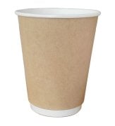 16 Oz Double Wall Kraft Karton Bardak 500'lü Kutu
