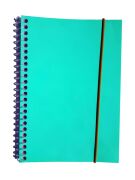 4:1 12 mm  A4 Siyah Plastik helezon spiraller 100 ADET (1 Poşet)